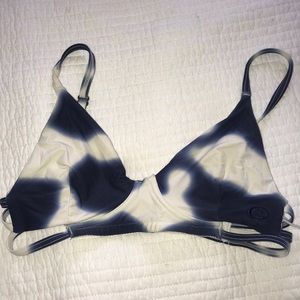 Rip curl tie dye bikini top